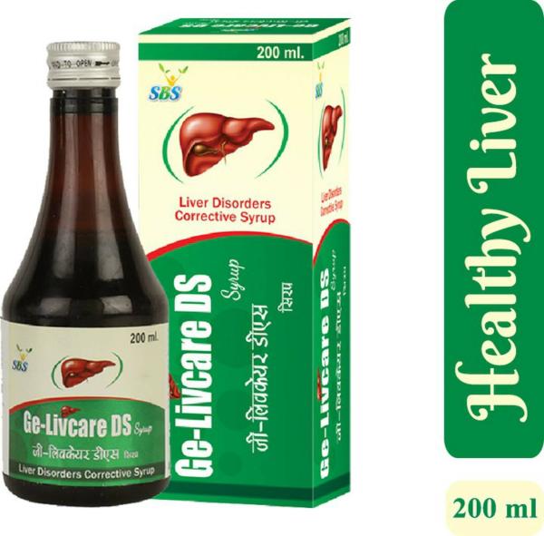 SBS GeLivcare DS Syrup (Sugarfree) Liver Care Supplement for Healthy
