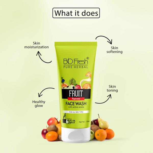Biofresh Fruits Face Wash for Men And Women Radiant Glowing