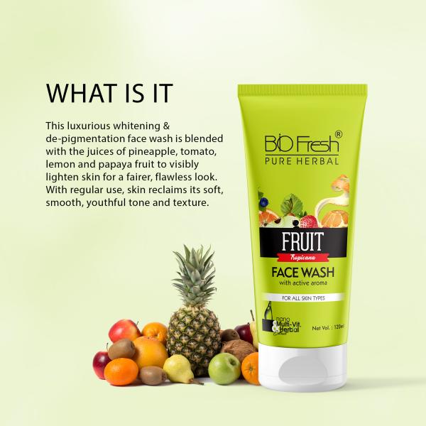 Biofresh Fruits Face Wash for Men And Women Radiant Glowing