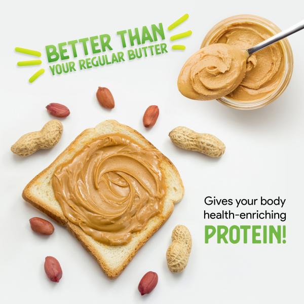 YAGNAM Natural Peanut ButterCreamy350 gmsMade with Roasted Peanuts100 Ready to Eat