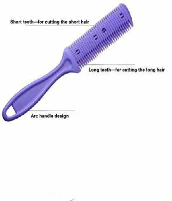 Double Sided Hair Thinning Razor Comb Professional Salon Hairdressing Trimmer JioMart