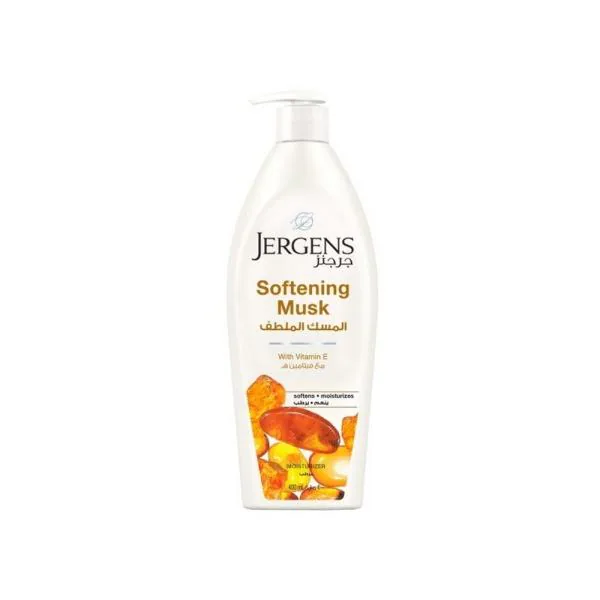 Jergens Softening Musk with Vitamin E Moisturizer, 400ml Body Lotion