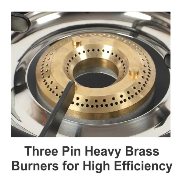 tri pin burners