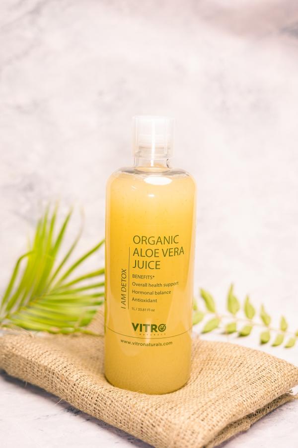 VITRO Organic Amla Juice With Pulp 1L Indian Gooseberry Juice With