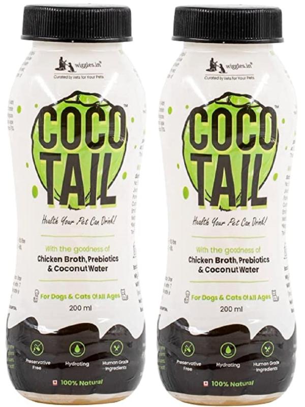 Wiggles Cocotail Healthy Energy Drink for Dogs Cats, 400ml Detoxify