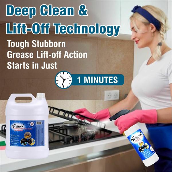 Pfroziel Chimney & Grill cleaner I Removes grease/oil/stain from