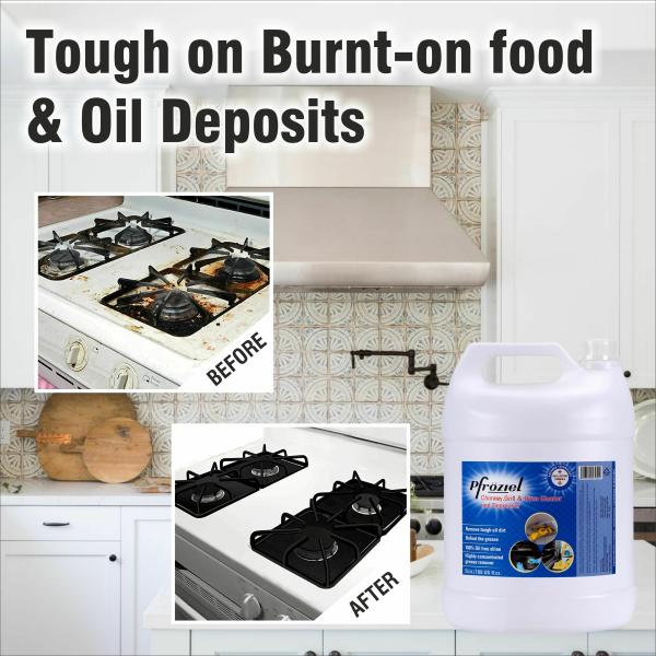 Pfroziel Chimney & Grill cleaner I Removes grease/oil/stain from