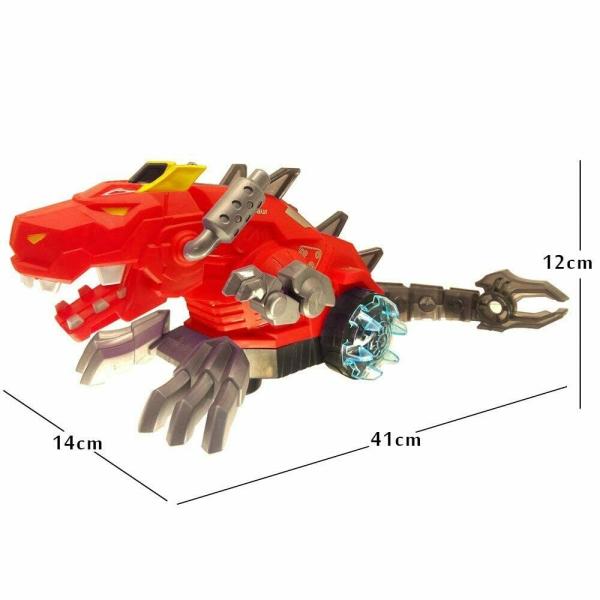 Smartcraft Spraying Mechanical Robot Dragon Toy with LED Light and