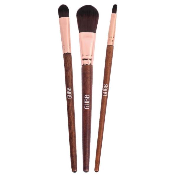 Gubb Dense Bristles Makeup Brushes Pack of 3 JioMart