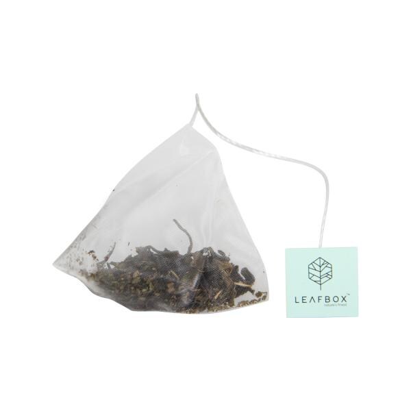 LEAFBOX Miracle Mint Green Tea 20 Nitrogen Flushed Pyramid Tea Bags (18 + 2 Free Samples) JioMart