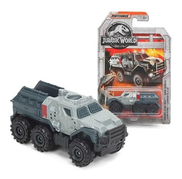HOT WHEELS MATCHBOX JURASSIC WORLD EDITION ARMORED ACTION TRUCK RARE