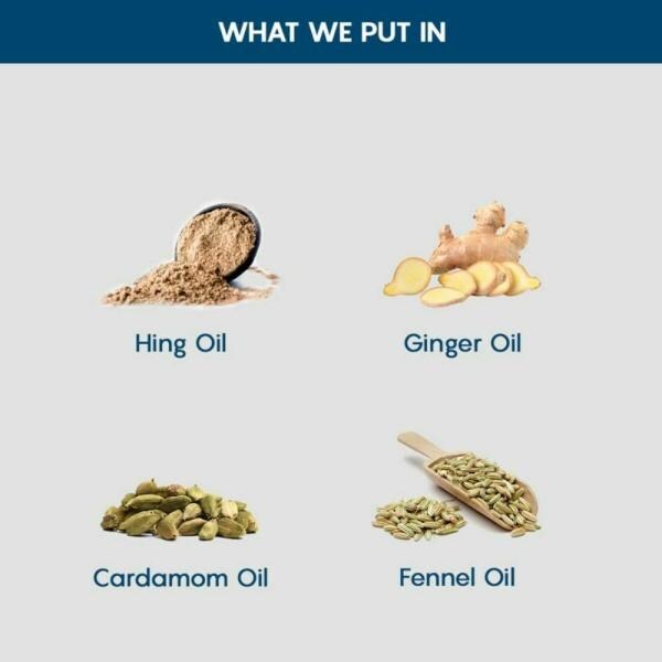 The Moms Co. Natural Tummy Roll On 40 ml l Eases Stomach Pain l Relief