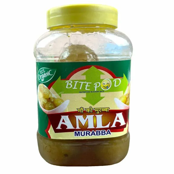 BITEPOD Dry Amla Murabba Gooseberry Premium Murabba Jar Ghar Ka