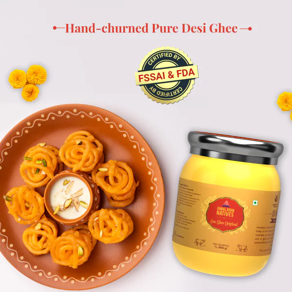 Himalayan Natives Cow Ghee Original1000ml JioMart