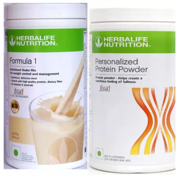 Herbalife Nutrition Formula Shake Vanilla 500gm + Protein Powder