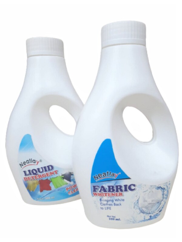 Neatlay Best Liquid Detergent & Fabric whitener 500 ml ( Set of 2