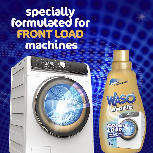 WASO Matic Front Load Detergent Liquid 1Liter JioMart