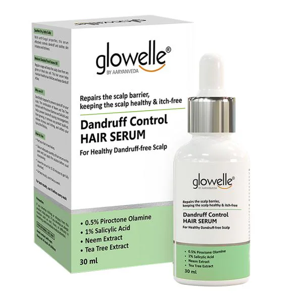Glowelle Dandruff Controlling Hair Serum Enriched With Antibacterial And  Antifungal Properties For Soothing Dry And Itchy Scalp With NO Silicone, No  Paraben And No Fragrance - JioMart