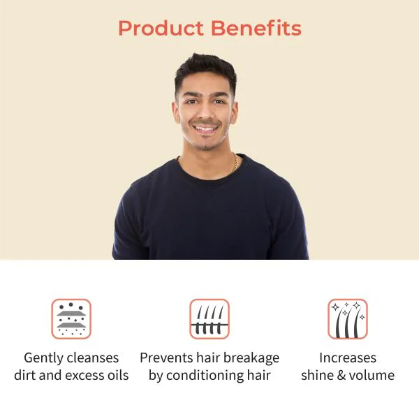 Vedix Ayurvedic Customized Dhavath Hair fall Shampoo For Men For Normal