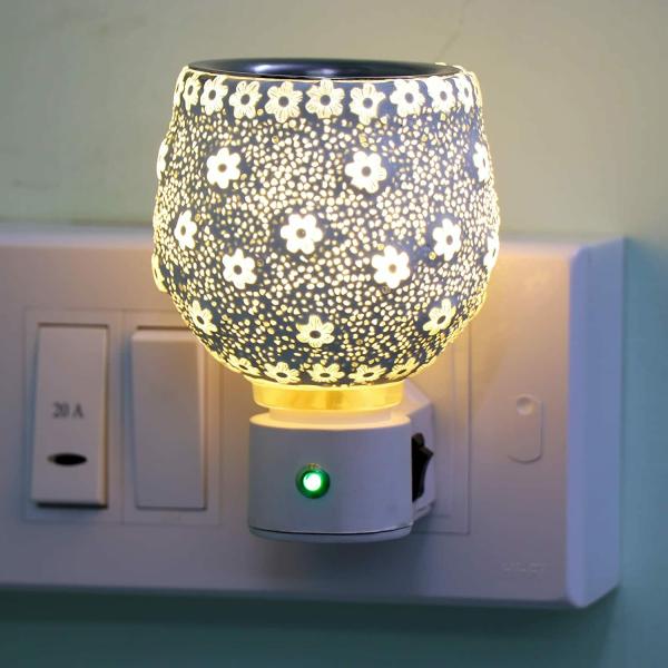 UDiMiSK Multipurpose Luxury Glass Electric Camphor Diffuser Kapoor