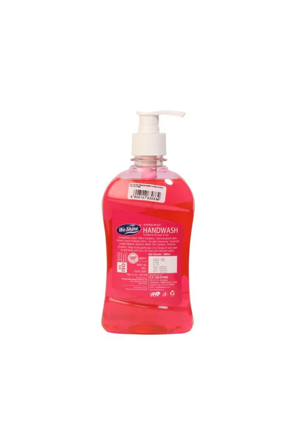 WE SHINE HAND WASH TRANSPARENT 500 ml. PINK JioMart