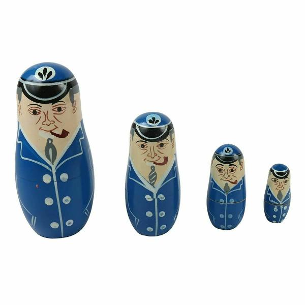 Channapatna Toys Wooden Russian Nesting Dolls Set/Stacking Dolls for