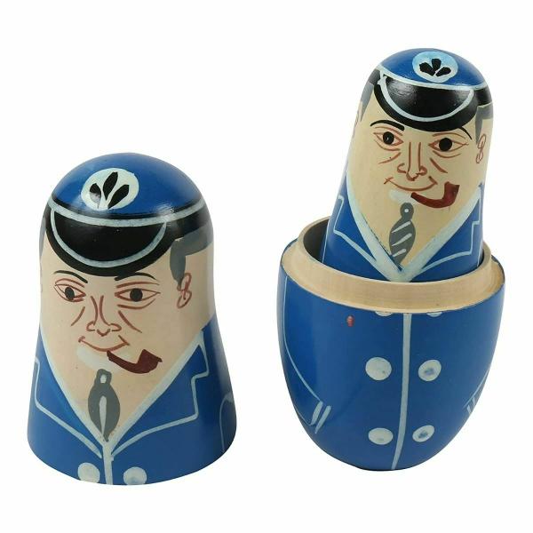 Channapatna Toys Wooden Russian Nesting Dolls Set/Stacking Dolls for