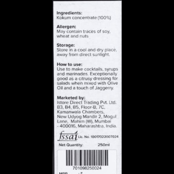 Urban Platter Kokum Juice Concentrate, 250ml JioMart