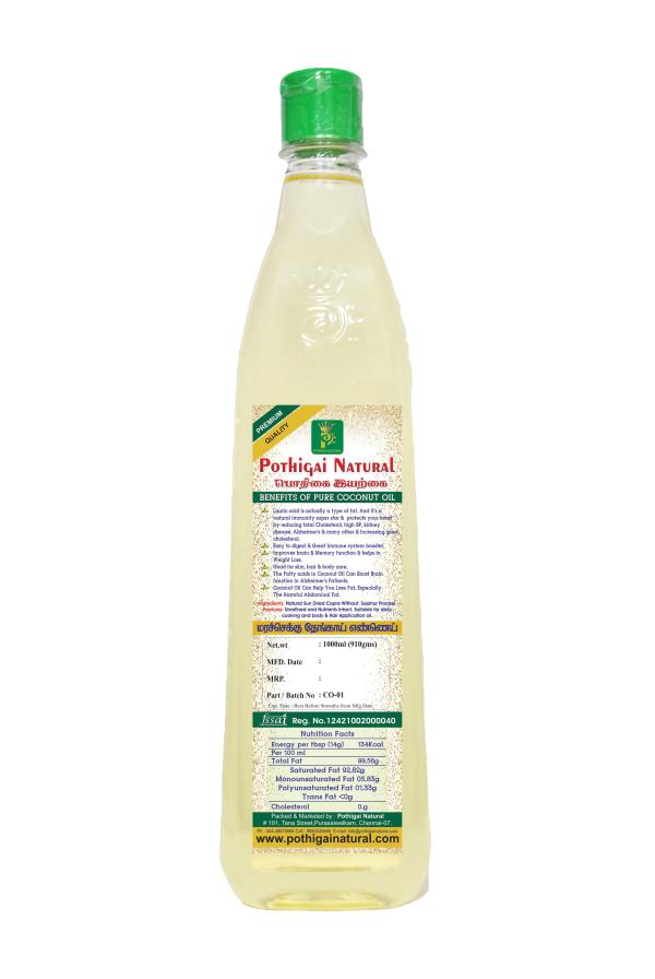 Wooden Cold Pressed Coconut Oil 1 Litre JioMart