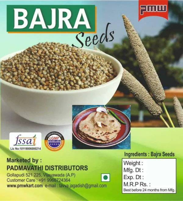 Pmw Pearl Millet Grains Bajra Grains Nutritive Digestive