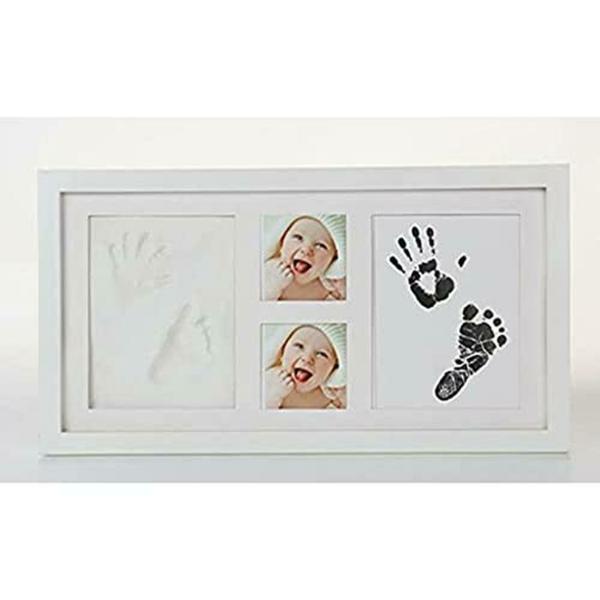 Babies Bloom Wall Mount Wood Baby Handprint and Footprint Keepsake Kit