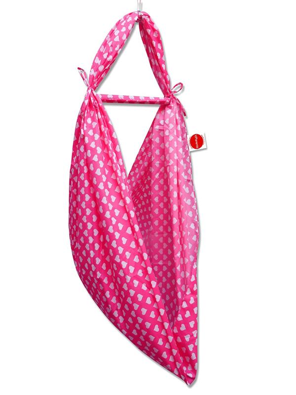 Vparents Pink Cotton Baby Cradle Cloth With Seperator (Pack of 2) - JioMart