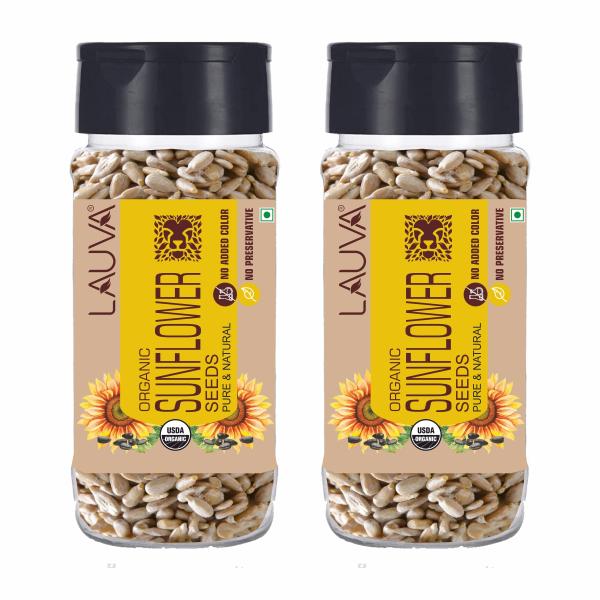 LAUVA ORGANIC SUNFLOWER SEEDS 150G (150G X 2) JioMart