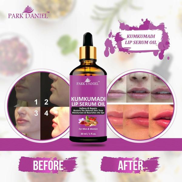 Park Daniel Kumkumadi Lip Serum For Shiny And Dry Lips For Men And