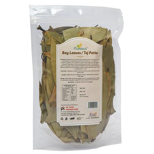 Farmbean Natural Bayleaf Leaves Dried 400Gms/ Tej Patta Dried bay