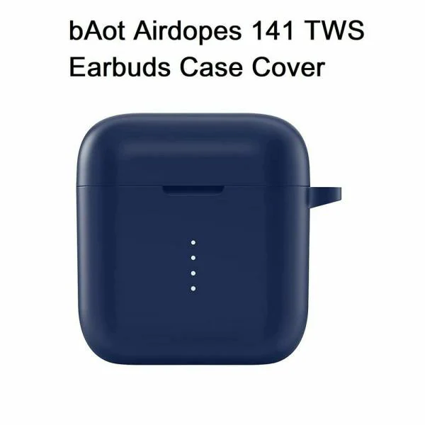 Inclu Silicone Front And Back Case With Keychain For Boat Airdopes 141