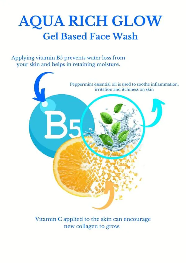 Papaearth Aqua Rich Glow Gel Based Face Wash (Pack Of 2, 100Mlx2) JioMart