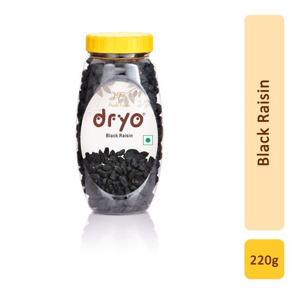 Dryo Premium Natural Black Raisin/ Kali Kishmish/ Munakka/ Raisins, 250gm JioMart