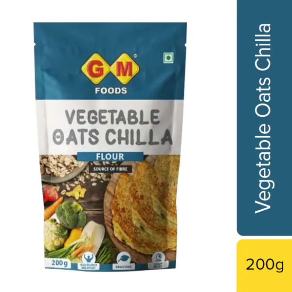 GM FOODS Moong Tawa Chilla 400g +Vegetable Oats Chilla 200g JioMart