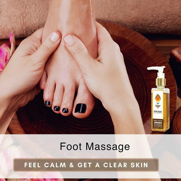 Parama Naturals Moisturizing Face and Body Oil, Zingiber Body Oil