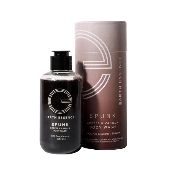 Earth Essence Coffee and Vanilla Body washSpunk Edition, 200 Gm Germ