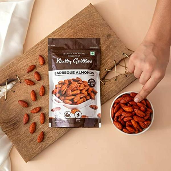 Nutty Gritties Barbeque Almonds 100 g, Pepper Cashews 100 g And Thai