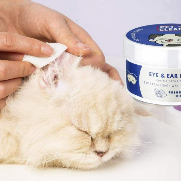Core Clean Pet Eye & Ear Wipes for Dogs & Cats Use for Clean Tears