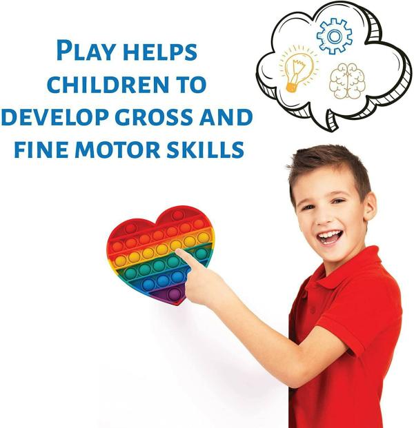 NEEL Jialto Multicolor Silicone, Rubber Push Pop Bubble Fidget Sensory