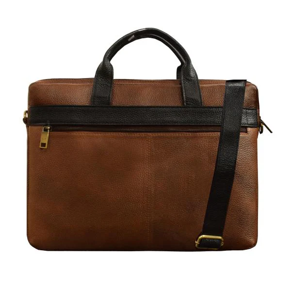 laptop bolsa black leather