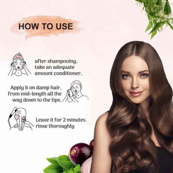 Nandurba Onion Hair Conditioner Combo 900ml (Pack of 3) JioMart