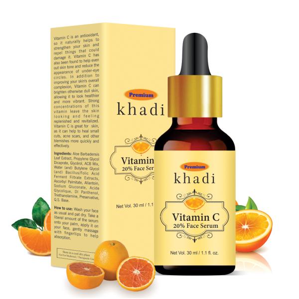 Premium Khadi Vitamin C Serum For Natural Glowing Beauty 30MLVitamin C