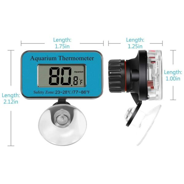 SANSEFERO Digital Suction Cup Aquarium Fish Tank Thermometers JioMart