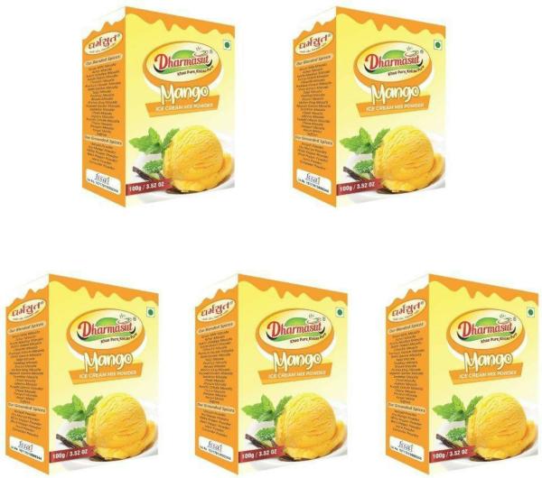 Dharmasut Mango Ice Cream Powder, 100 G Each (Pack Of 5) JioMart