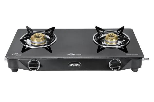 sunflame gas stove 4 burner prime bk